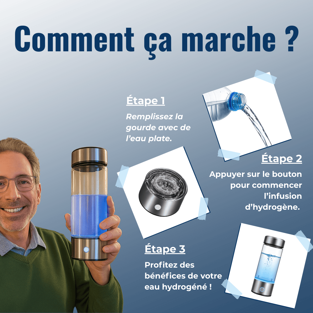 Gourde à Hydrogène Aqualonis